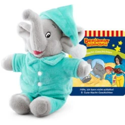 Tonies - Benjamin Blümchen Plüsch - Gute Nacht Geschichten - Hörspiel -Tonie Hörspaß Welt tonies benjamin pluesch