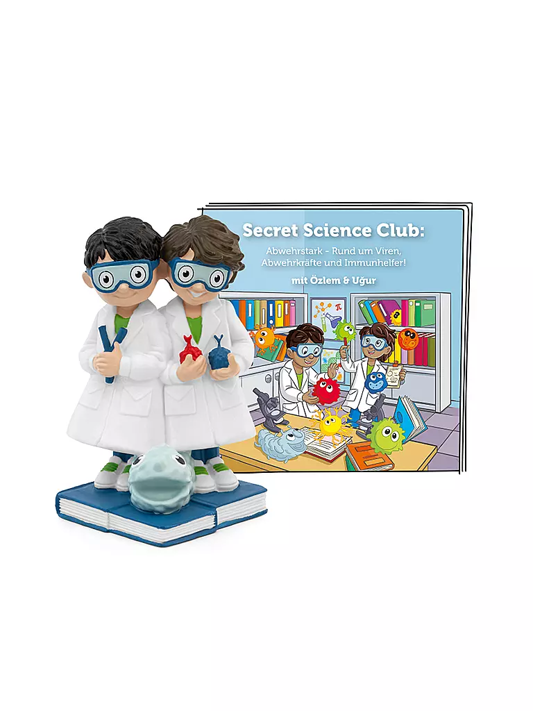 TONIES, Hörfigur - Secret Science Club: Abwehrstark - Rund Um Viren, Abwehrkräfte Und Immunhelfer! Mit Özlem & Ugur 1 TONIES, Hörfigur - Secret Science Club: Abwehrstark - Rund Um Viren, Abwehrkräfte Und Immunhelfer! Mit Özlem & Ugur