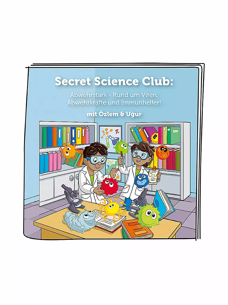 TONIES, Hörfigur - Secret Science Club: Abwehrstark - Rund Um Viren, Abwehrkräfte Und Immunhelfer! Mit Özlem & Ugur 4 TONIES, Hörfigur - Secret Science Club: Abwehrstark - Rund Um Viren, Abwehrkräfte Und Immunhelfer! Mit Özlem & Ugur – Bild 4
